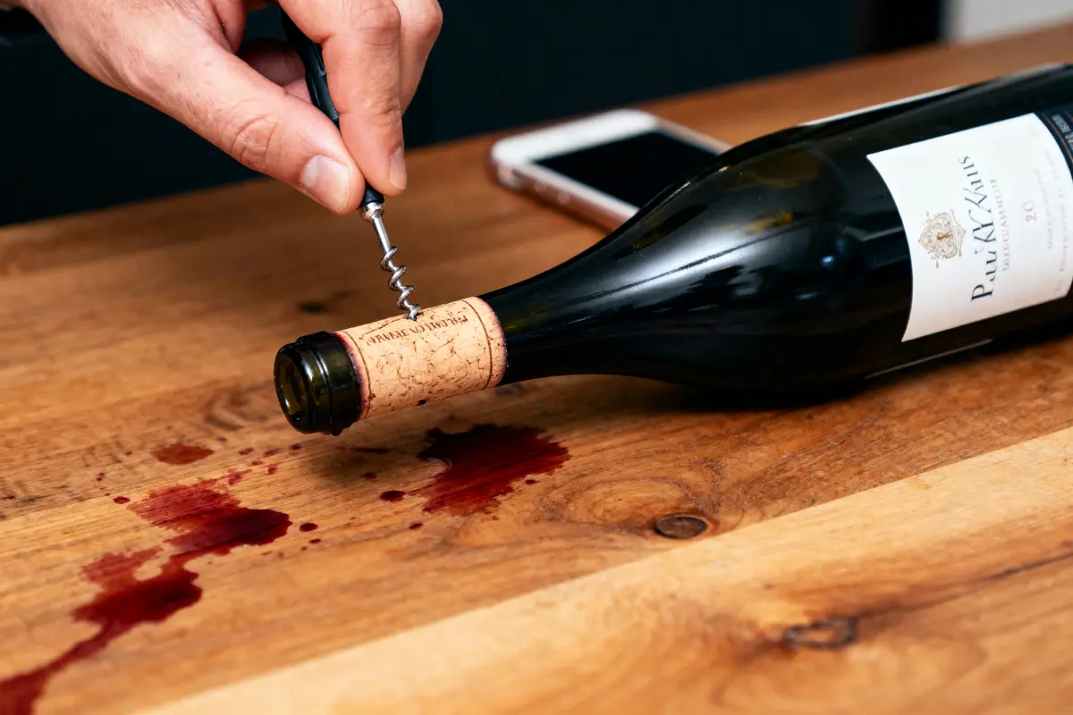 Ouvrir une bouteille de vin sans tire-bouchon : 5 astuces faciles
