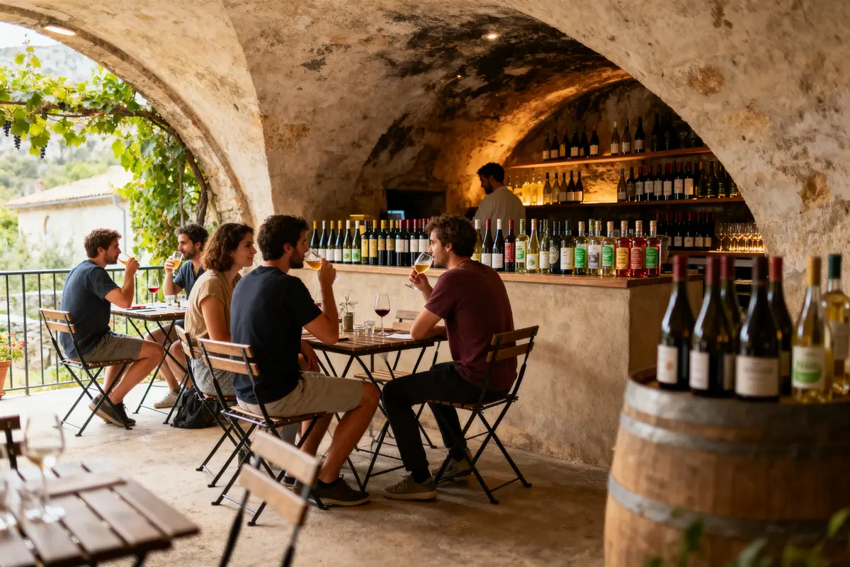 Pousse pas mémé dans la vigne, caviste et bar à vins à Montpellier