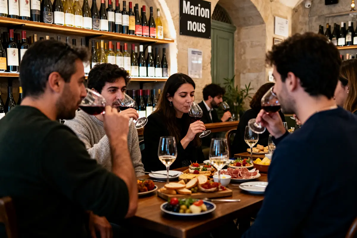 Marion nous – bar à vins &amp; tapas à Avignon : Menu &amp; ambiance
